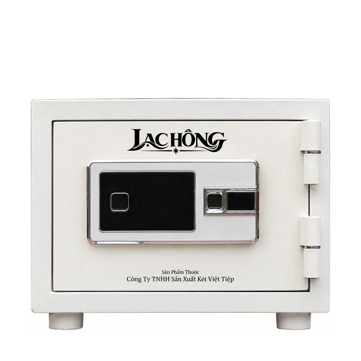 Két Lạc Hồng KE28 PRO, Trắng, cửa đóng, logo Lạc Hồng và tên nhà sản xuất trên mặt trước.