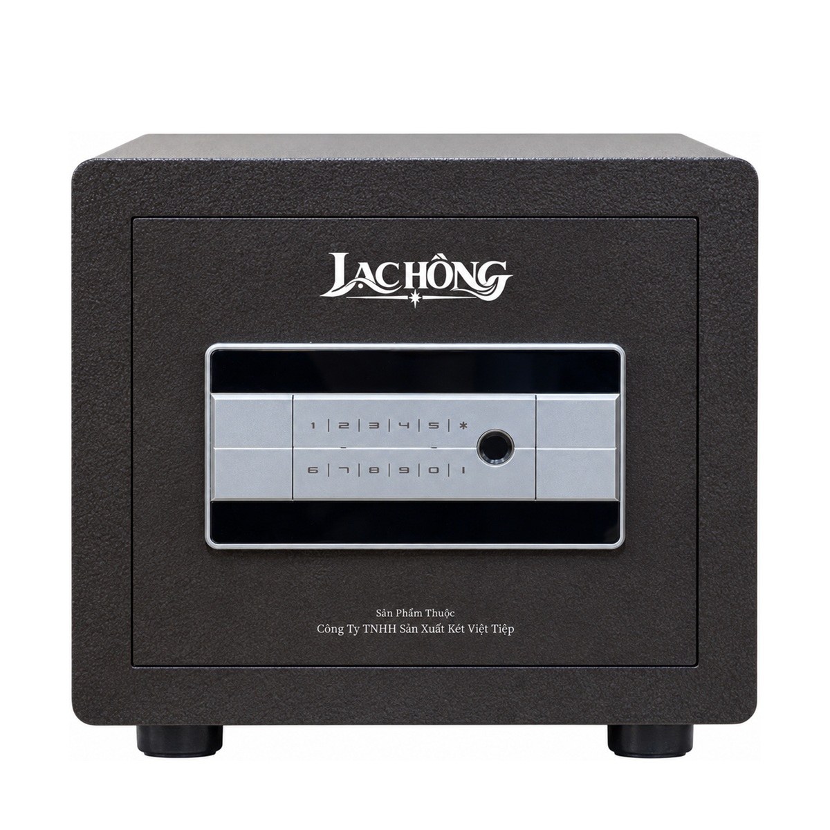 Két Lạc Hồng FT32, Đen, Đóng cửa, logo Lạc Hồng và tên nhà sản xuất trên mặt trước.