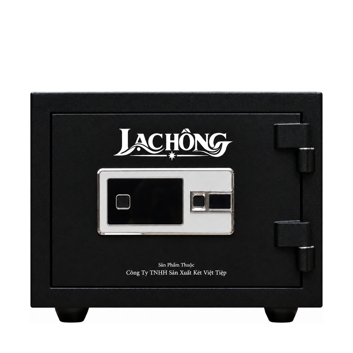 Két sắt Lạc Hồng KE38 PRO màu Full Đen, bảng khóa vân tay điện tử