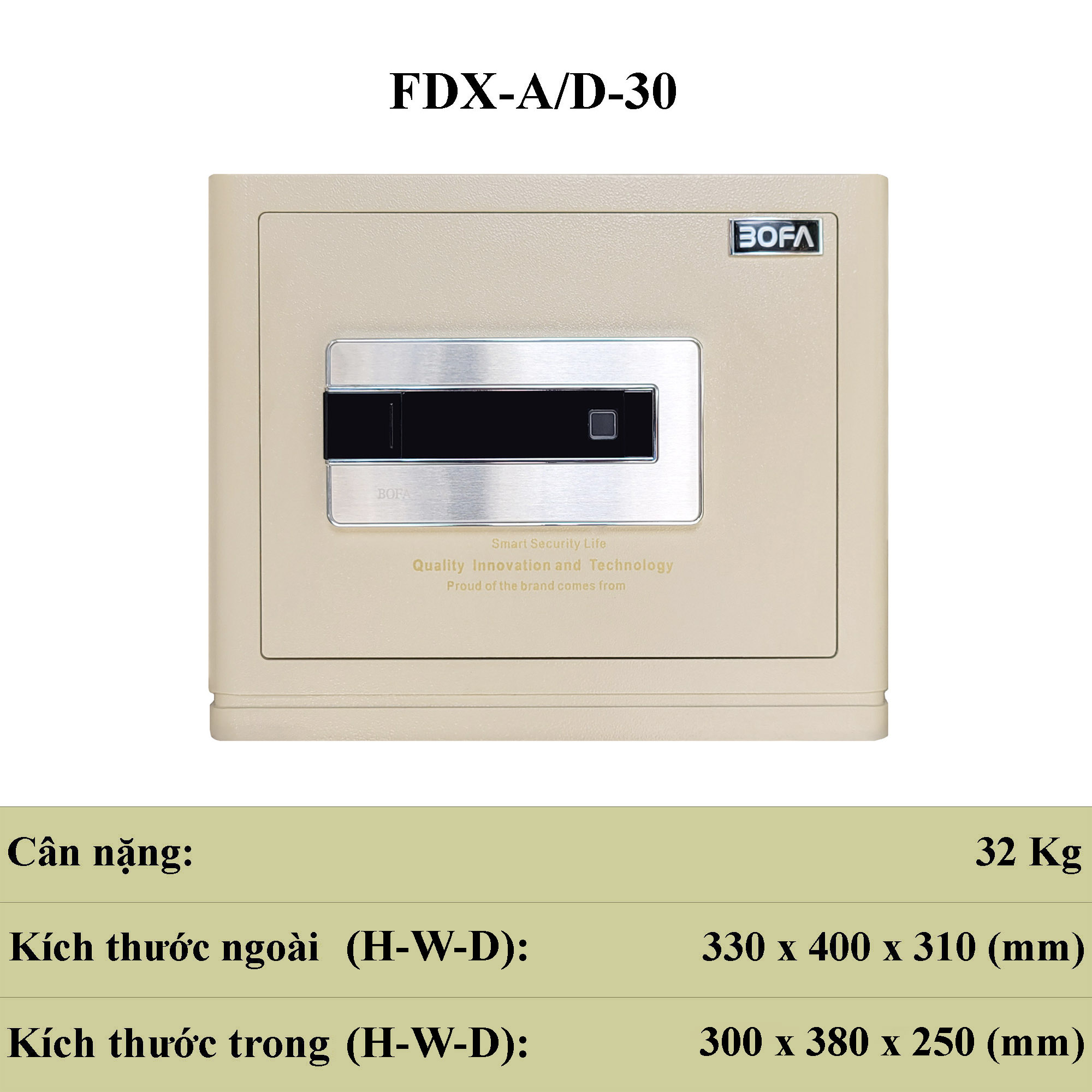 Két sắt BOSHANG SERIES FDX-A/D-30