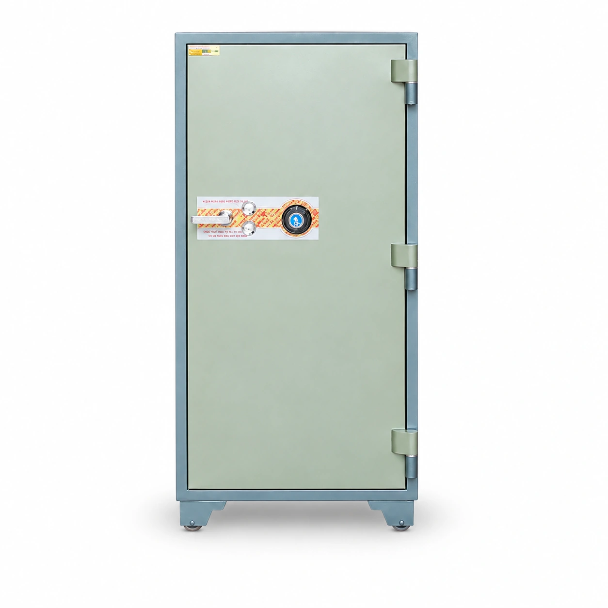 Két sắt BEMC K1750 NHA1 một cánh đóng cửa, khóa số cơ dạng núm xoay kết hợp khóa chìa