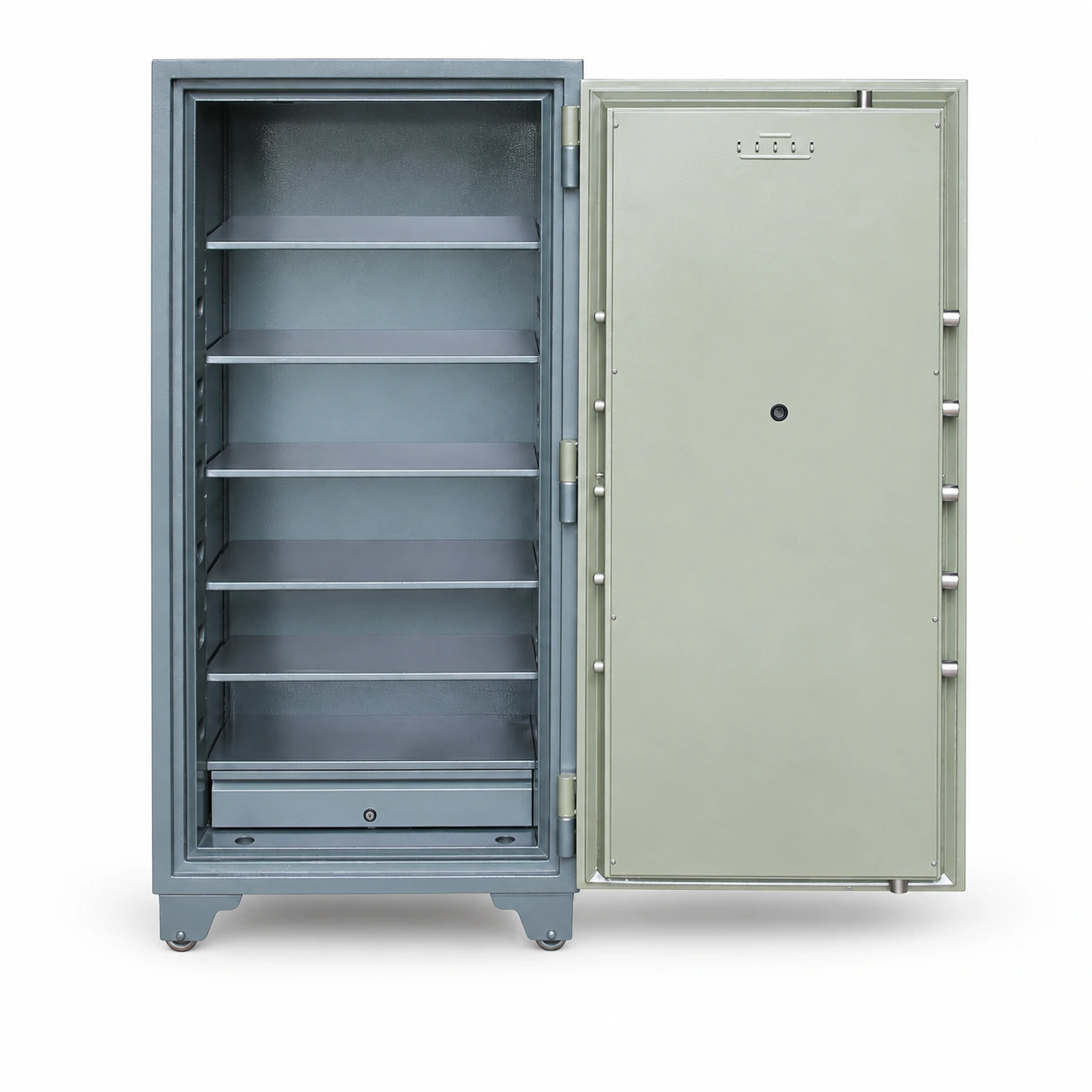Két sắt BEMC K1750 NHA1 một cánh mở cửa, các đợt ngang và ngăn kéo phía dưới