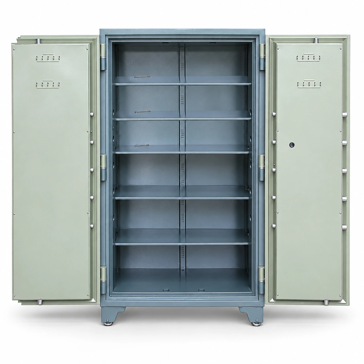 Két sắt BEMC K2000 NHA1 hai cánh mở hai cánh, các đợt ngang để phân tầng đồ lưu trữ