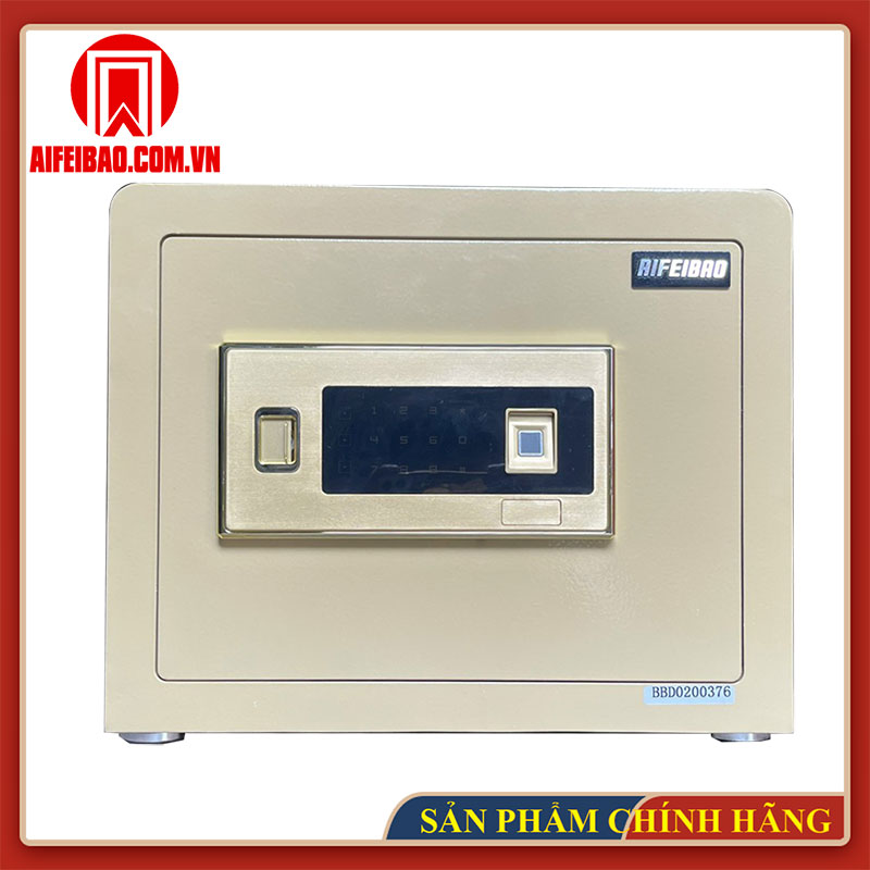 Mặt trước két Aifeibao HK-M/D-30-BL màu vàng