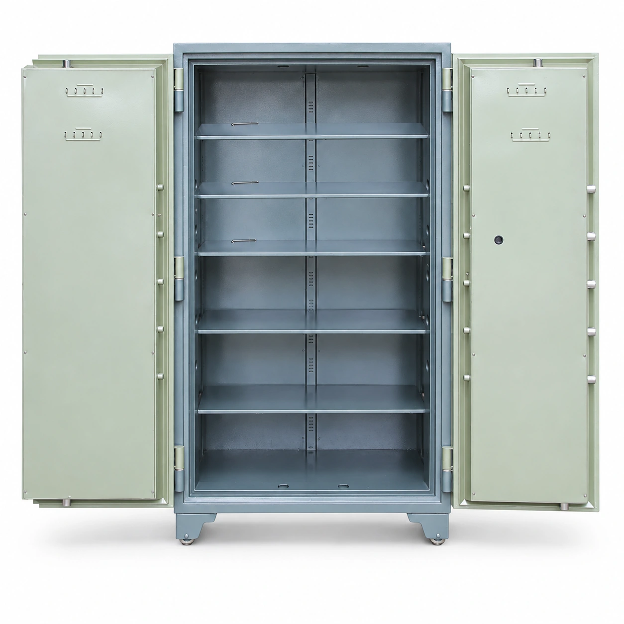 Két sắt BEMC K1860 NHA1 hai cánh mở hai cánh, các đợt ngang để phân tầng đồ lưu trữ