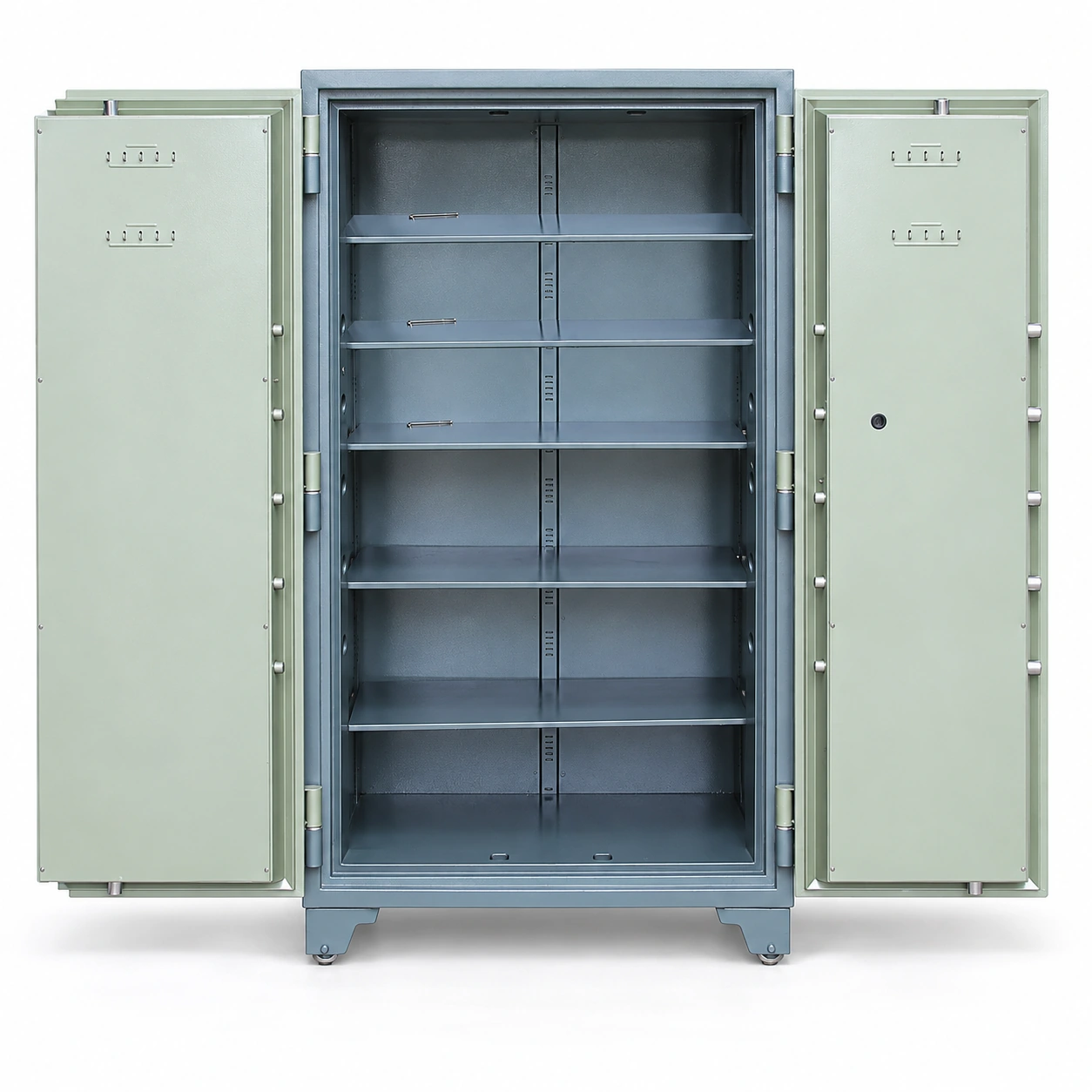 Két sắt BEMC K1750 NHA1 hai cánh mở hai cánh, các đợt ngang để phân tầng đồ lưu trữ