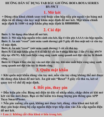 Két sắt BOYA SERIES BY-55CT