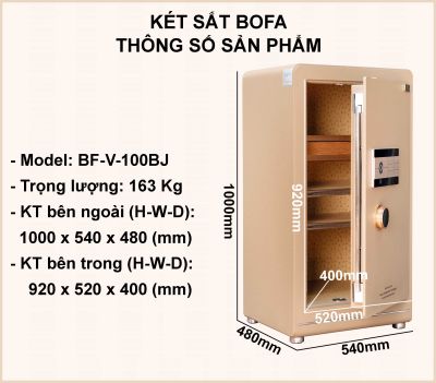 Két sắt BOJIN SERIES BF-V-100BJ