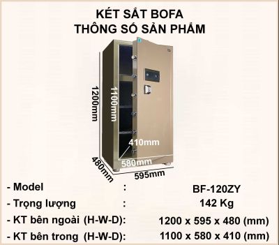 Két Sắt BOFAN SERIES BF-120ZY