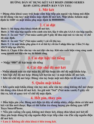 Két sắt BOJIN SERIES BJ-100TG