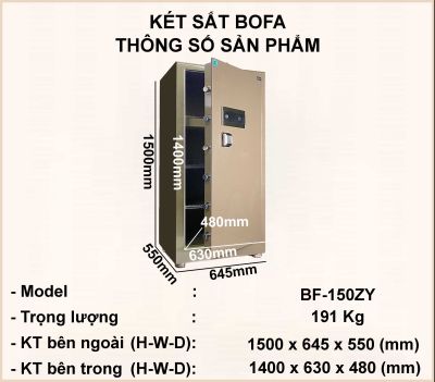 Két Sắt BOFAN SERIES BF-150ZY