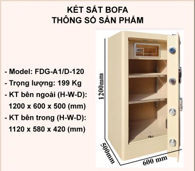 Két sắt BOSHANG SERIES FDG-A1/D-120