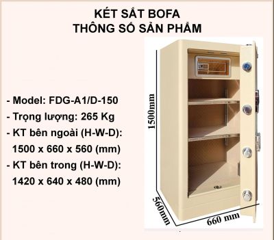 Két sắt BOSHANG SERIES FDG-A1/D-150