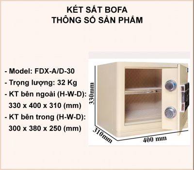 Két sắt BOSHANG SERIES FDX-A/D-30