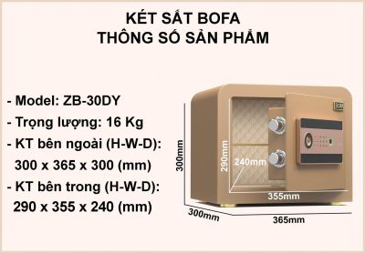 Két Sắt ZHIBO SERIES ZB-30DY