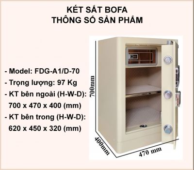Két sắt BOSHANG SERIES FDG-A1/D-70