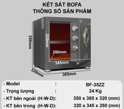 Két Sắt BOFAN SERIES BF-35ZZ