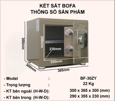 Két Sắt BOFAN SERIES BF-30ZY