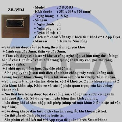  Két sắt ZHIBO SERIES ZB-35DJ