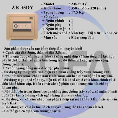 Két Sắt ZHIBO SERIES ZB-35DY