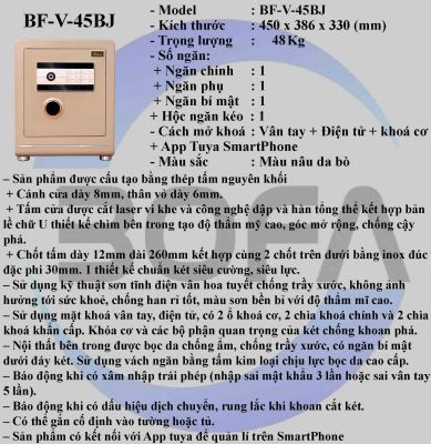  Két sắt BOJIN SERIES BF-V-45BJ
