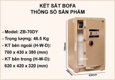  Két sắt ZHIBO SERIES ZB-70DY