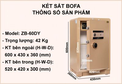 Két sắt ZHIBO SERIES ZB-60DY