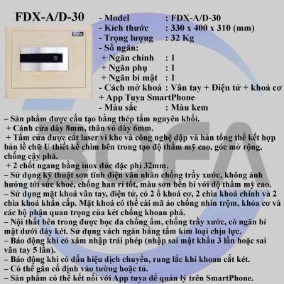 Két sắt BOSHANG SERIES FDX-A/D-30
