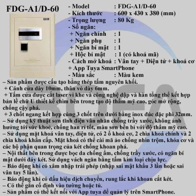 Két sắt BOSHANG SERIES FDG-A1/D-60