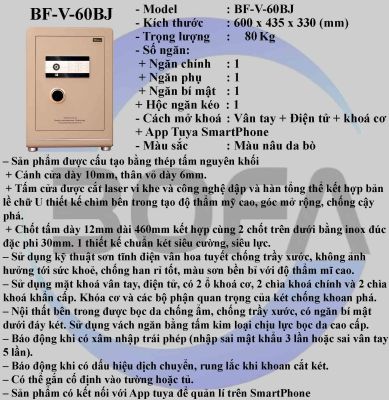Két sắt BOJIN SERIES BF-V-60BJ