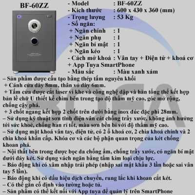 Két Sắt BOFAN SERIES BF-60ZZ