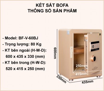 Két sắt BOJIN SERIES BF-V-60BJ