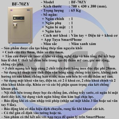 Két Sắt BOFAN SERIES BF-70ZY