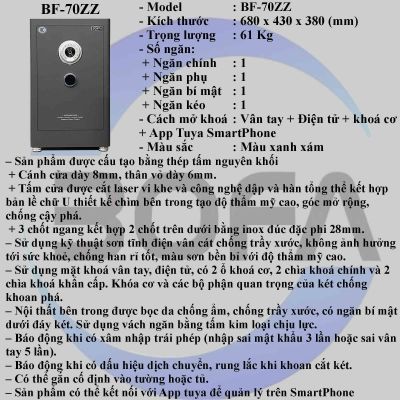 Két Sắt BOFAN SERIES BF-70ZZ