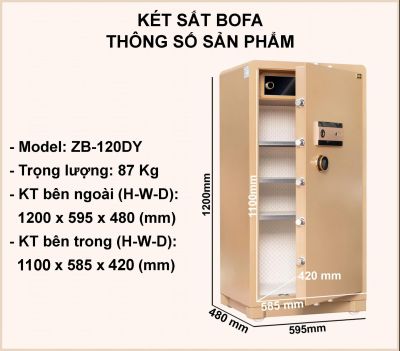 Két sắt ZHIBO SERIES ZB-120DY