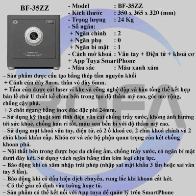 Két Sắt BOFAN SERIES BF-35ZZ