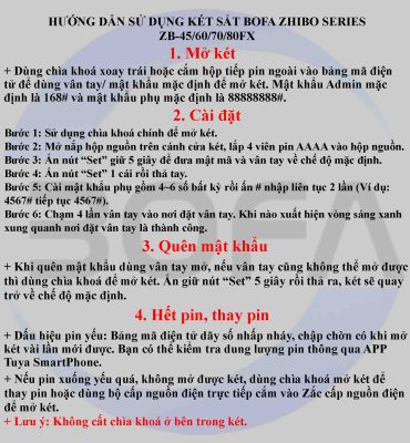  Két sắt ZHIBO SERIES ZB-45FX