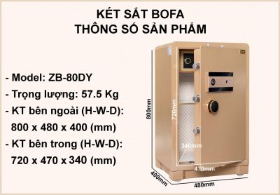 Két sắt ZHIBO SERIES ZB-80DY