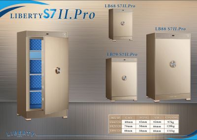 Két Sắt Liberty Premium LB79 S7IIPro- Khóa Vân Tay Điện Tử Kết Nối Điện Thoại